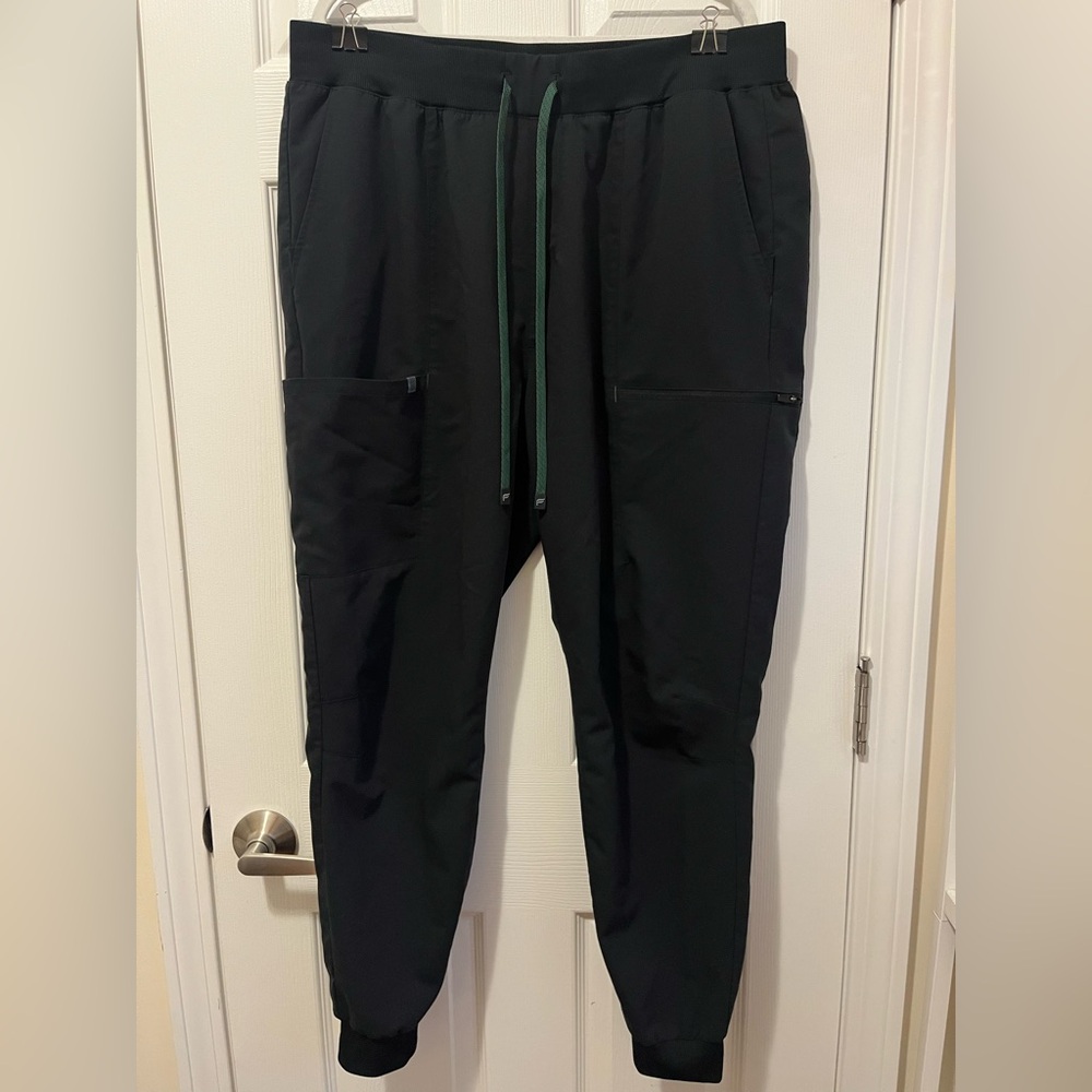 Fabletics High-Rise On-Call Scrub Jogger | XXL-1X Regular | Hunter Green